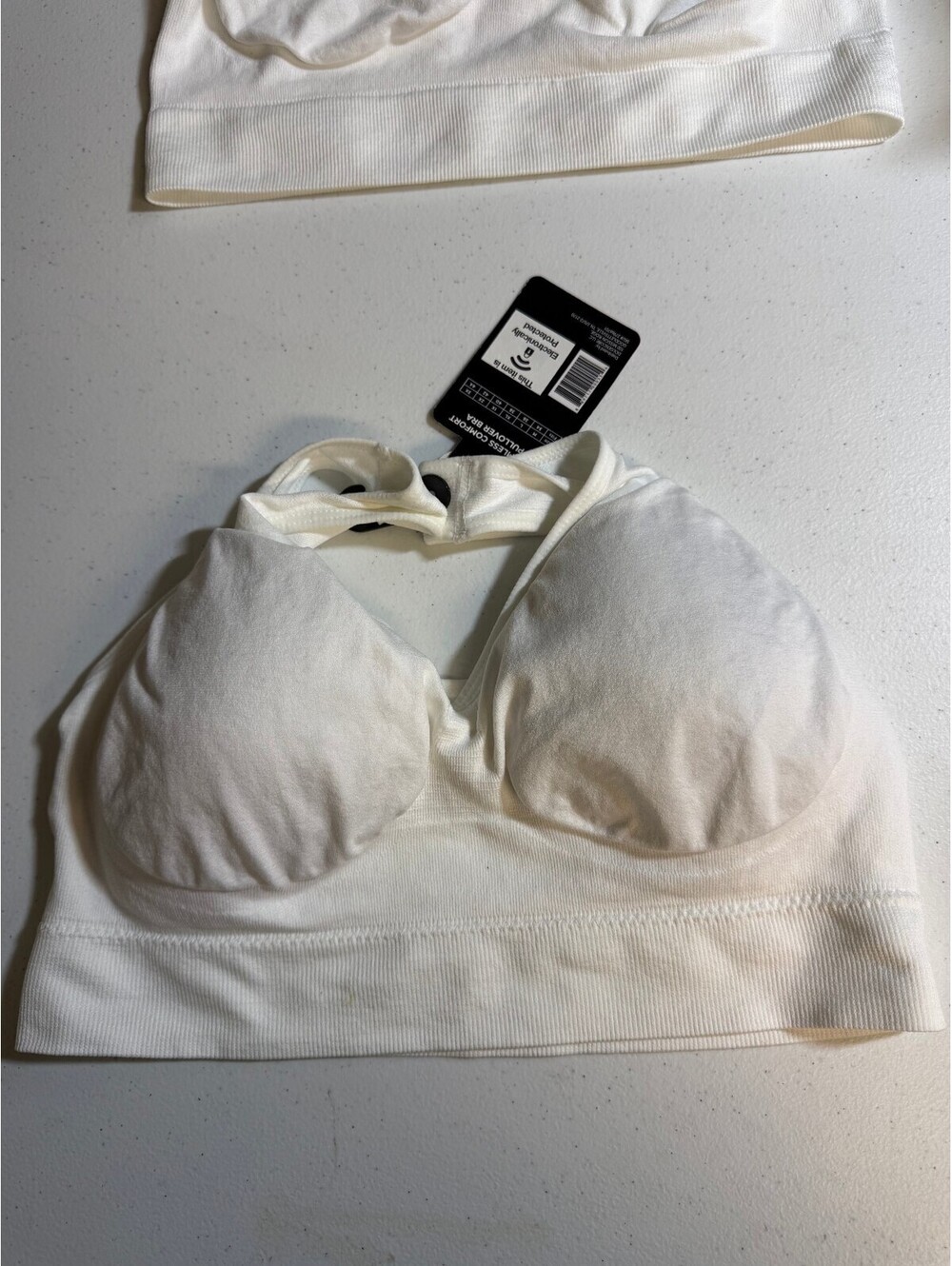 Zone Pro Seamless Comfort Pullover Bra with Removable Pads XL White